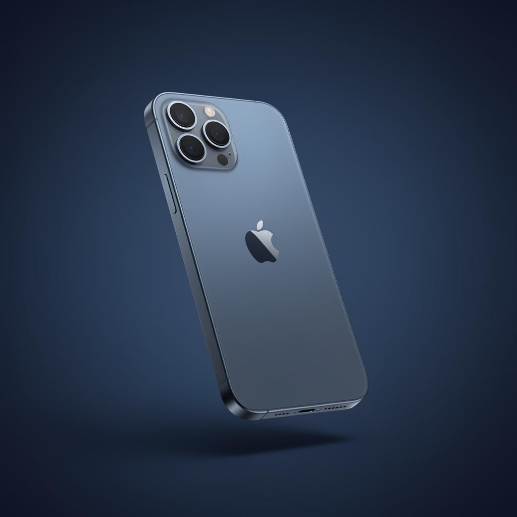 iPhone 16 reacondicionado en color azul titanio